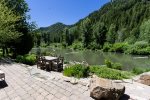 Waterfront Furnished Patio and Private Hot Tub with Baldy Views